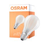 Osram Classic LED E27 Päärynä Filament Matta 4W 470lm - 865 Päivänvalo Valkoinen | Korvaa 40W