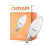 Osram Classic LED E14 Kynttilä Matta 7.5W 806lm - 827 Erittäin Lämmin Valkoinen | Korvaa 60W