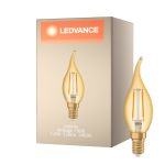 Ledvance Vintage 1906 LED E14 Kynttilä Kulta 1.5W 120lm - 824 Erittäin Lämmin Valkoinen | Korvaa 15W