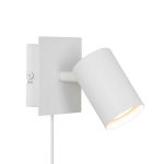 Nordlux Frida Seinävalaisin Metalli- Valkoinen | Sopii GU10