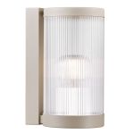 Nordlux Coupar Seinävalaisin Aluminium Sanded | IP54 - Sopii E27