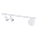 Emibig Kattovalo Baster Teräs Valkoinen | Sopii 2x GU10 - Max 8W, 1x E14 - Max 10W