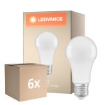 Monipakkaus 6x Ledvance Classic LED E27 Päärynä Matta 14W 1521lm - 827 Erittäin Lämmin Valkoinen | Himmennettävä - Korvaa 100W