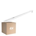 Monipakkaus 4x Noxion Loisteputkivalaisimet Click V2 LED T8 | Sopii 1x 60cm LED Putki