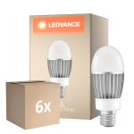 Monipakkaus 6x Ledvance LED Lamppu HQL LED P E40 41W 5400lm - 827 Erittäin Lämmin Valkoinen | Korvaa 125W