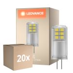Monipakkaus 20x Ledvance Performance LED Capsule Kirkas G4 2W 200lm - 827 Erittäin Lämmin Valkoinen | Himmennettävä - Korvaa 20W