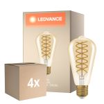 Monipakkaus 4x Osram Vintage 1906 LED E27 Edison Filament Kulta 8.8W 806lm - 824 Erittäin Lämmin Valkoinen | Himmennettävä - Korvaa 60W