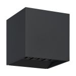 Eglo Seinävalaisin Calpi 2 Aluminium Antrasiitti Up & Down 3.3W 340lm - 830 Lämmin Valkoinen | IP54