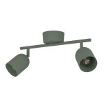 Eglo Katto Kohdevalaisin Tilston Teräs Vihreä | Sopii 2x E14
