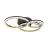 Eglo Kattovalo Calliera Teräs Musta Kulta 20W 2500lm - 840 Kylmä Valkoinen | IP20 - Himmennettävä 