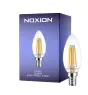 Noxion Lucent LED E14 Kynttilä Filament Kirkas 4.5W 470lm - 827 Erittäin Lämmin Valkoinen | Himmennettävä - Korvaa 40W