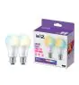 Kaksipakkaus 2x WiZ Smart LED E27 Päärynä Matta 8W 806lm | Paras Värintoisto - Himmennettävä - Korvaa 60W