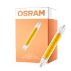 Osram LED Slim Line R7S LED R7S 118mm Kirkas 8W 806lm - 840 Kylmä Valkoinen | Korvaa 60W