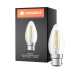 Ledvance Classic Performance LED Lamppu B22d Kynttilä Filament Kirkas 4W 470lm - 827 Erittäin Lämmin Valkoinen | Korvaa 40W