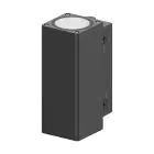 Ledvance Seinävalaisin Urban Vario Aluminium Musta Up & Down 27W 2700lm - 830-840 CCT | IP65 - Dali Himmennettävä
