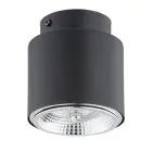 Emibig Kattovalo Nano Teräs Musta | Sopii 1x GU10 (AR111) - Max 12W