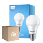 Monipakkaus 6x Philips Corepro LED Lamppu E27 Päärynä Matta 10W 1055lm - 840 Kylmä Valkoinen | Korvaa 75W