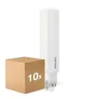 Monipakkaus 10x Philips CorePro PL-C LED 6.5W 770lm - 840 Kylmä Valkoinen | 4-Nastaa - Korvaa 18W