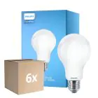 Monipakkaus 6x Philips Corepro LED Lamppu E27 Päärynä Matta 17.5W 2452lm - 840 Kylmä Valkoinen | Korvaa 150W