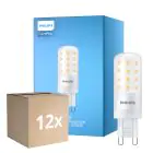 Monipakkaus 12x Philips CorePro LED Capsule G9 Matta 4W 480lm - 827 Erittäin Lämmin Valkoinen | Himmennettävä - Korvaa 40W