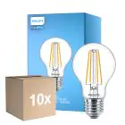 Monipakkaus 10x Philips Corepro LED Lamppu E27 Päärynä Kirkas 8.5W 1055lm - 840 Kylmä Valkoinen | Korvaa 75W