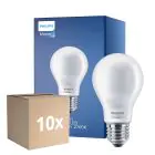 Monipakkaus 10x Philips Classic LED Lamppu E27 Päärynä Matta 4.5W 470lm - 827 Erittäin Lämmin Valkoinen | Korvaa 40W