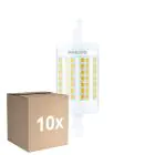 Monipakkaus 10x Philips LED Linear R7s CorePro 78mm 11.5W 1521lm - 830 Lämmin Valkoinen |Korvaa 100W