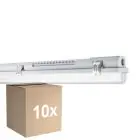 Monipakkaus 10x Ledvance LED Kosteudenkestävä Kotelo MT Gen 3 IP65 | Sopii 1x60cm LED Putki