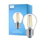Philips Corepro LED Lustre E27 Pallo Filament Kirkas 4.3W 470lm - 827 Erittäin Lämmin Valkoinen | Korvaa 40W