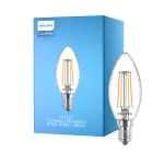 Philips Corepro LED Kynttilä E14 Filament Kirkas 4.3W 470lm - 840 Kylmä Valkoinen | Korvaa 40W