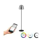 Eglo Lattiavalaisin Alfero-Z Teräs Musta 15.5W 2000lm - 827-865 Säädettävä Valkoinen + RGB | IP20 - Zigbee Himmennettävä