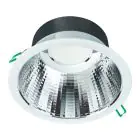 Philips LED Alasvalo Coreline DN142B Aluminium Valkoinen 19.2W 2300lm 60D - 830 Lämmin Valkoinen | Odetnij 200mm - IP20 - UGR